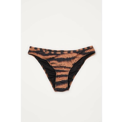 Trendyol Brown Print Detailed Bikini Bottoms Slike
