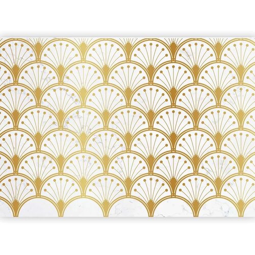  Foto tapeta - Gold and Marble Art Deco-inspired Pattern 500x350 Vodootporna Slike