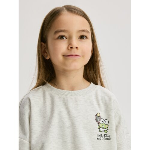 Reserved GIRLS` JOGGING TOP - krem Cene