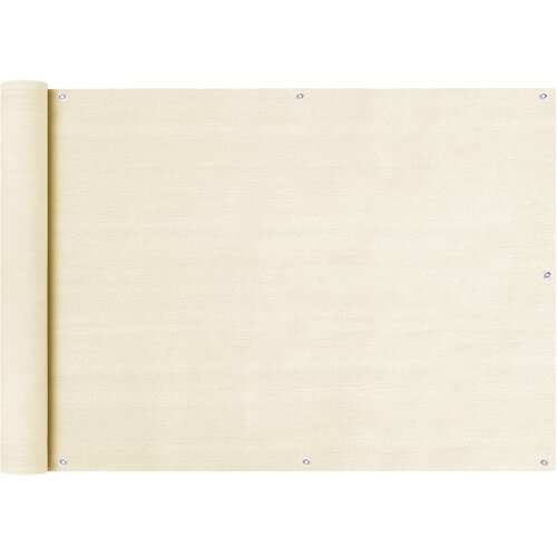 Balkonski zastor krem 75 x 300 cm HDPE Cene