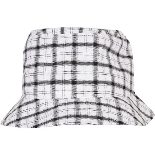 Flexfit Check Bucket Hat white/grey Slike