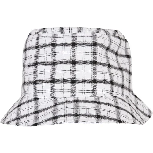 Flexfit Check Bucket Hat white/grey