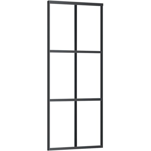  Klizna vrata s priborom ESG staklo i aluminij 76 x 205 cm Slike