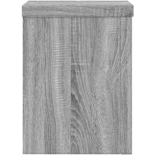 vidaXL Stojalo za rastline 2 kosa siva sonoma 15x15x20 cm inž. les Cene