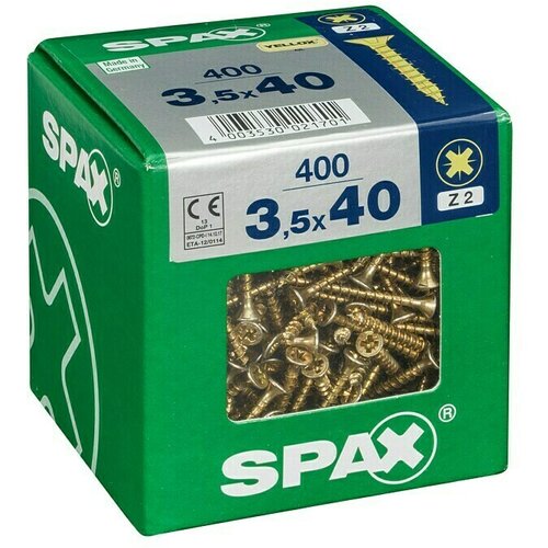 SPAX Univerzalni vijak (3,5 x 40 mm, Puni navoj, 400 Kom.) Cijene