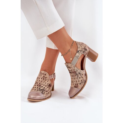 Maciejka Women&amp;#039;s Leather Perforated Ankle Boots Slike