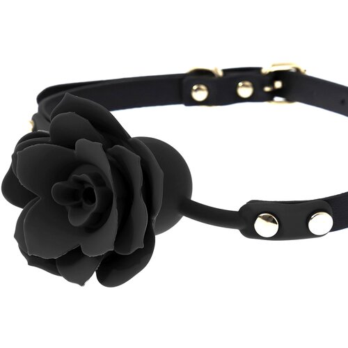 Kiotos Silicone Rose Gag Black Cijene