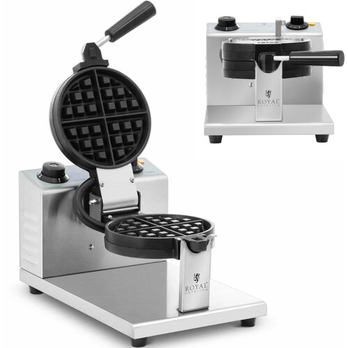 Royal Catering okrogel pekač za četrtine vafljev. 17 cm 1200 w, (21618156) Slike