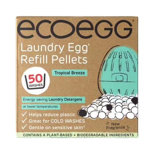 Eco Egg 2u1 dopuna za deterdžent i omekšivač za veš, Tropski miris-50 pranja Cene