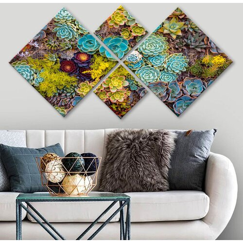 Wallity slika 4MDF538671676, 60x115 cm, 4 dijela Cene