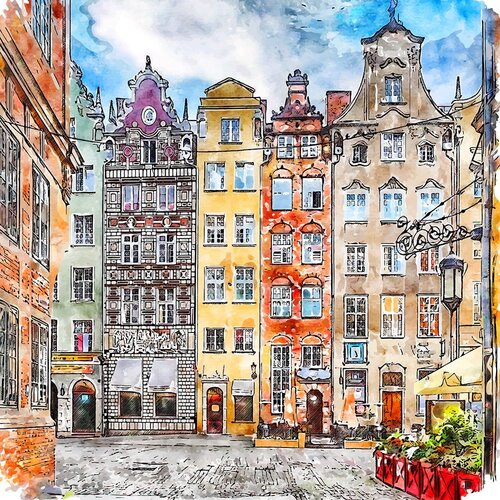 Fedkolor Slika 30x30 cm Gdansk &amp;ndash; Slike