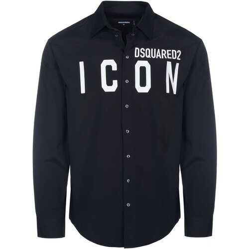 Dsquared Srajce z dolgimi rokavi - Črna Slike