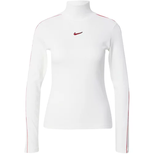Nike Sportswear Majica crvena / crna / svijetla bež
