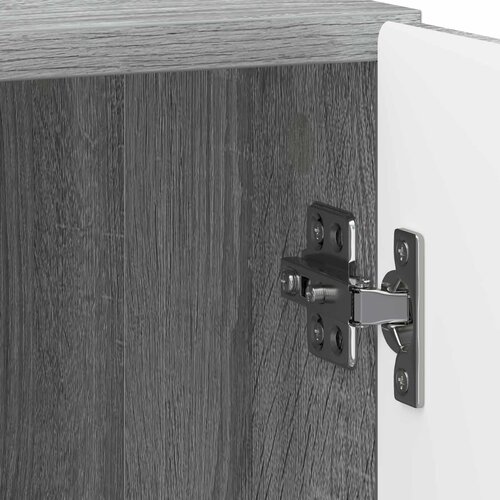  Noćni ormar Siva sonoma 43 x 34,5 x 50 cm Konstruirano drvo Slike