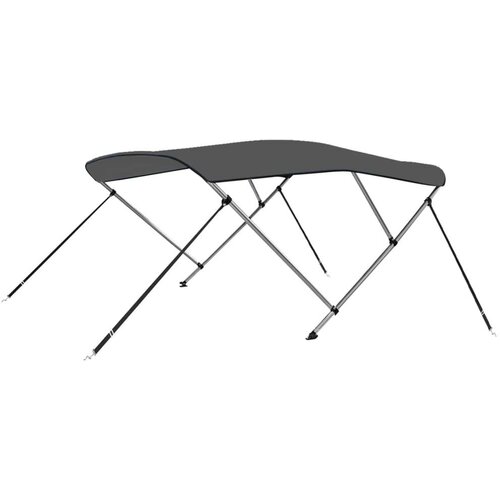 VidaXL bimini s 3 luka antracit 183 x 196 x 137 cm Slike