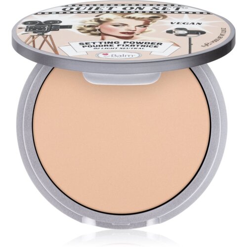 TheBalm Quiet on Set matirajoči puder odtenek 02 Light Neutral 8 g Slike