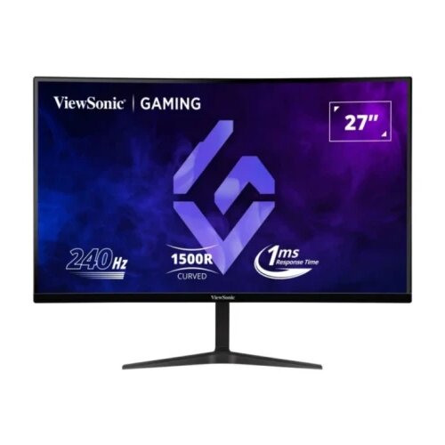 Viewsonic monitor 27 VX2719-PC-MHD 1920x1080/240Hz/1ms/2xHDMI/DP/FreeSync premium/zvučnici/curved Slike