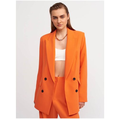 Dilvin 6921 Blazer Jacket-orange Slike