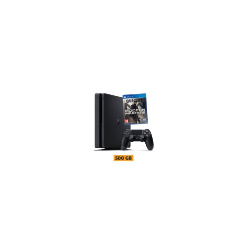 Sony PS4 konzola PlayStation 4 Slim 500GB Black + Call of Duty Modern Warfare Slike