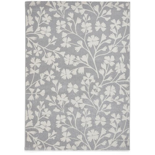 Catherine Lansfield Sivi tepih 160x230 cm Grace Floral &amp;ndash; Slike