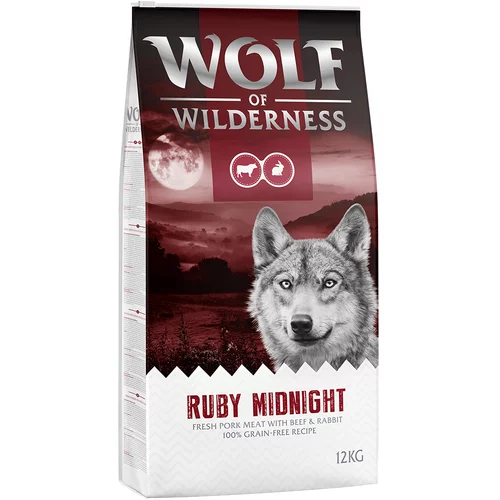 Wolf of Wilderness "Ruby Midnight" - govedina i kunić - 2 x 12 kg