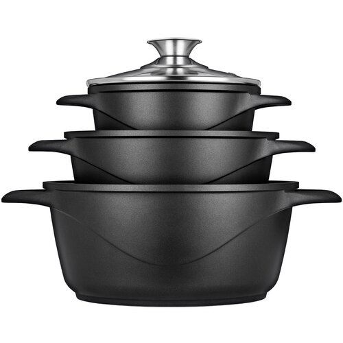 SMILE MGK-18 soup pot Black Aluminium Cijene
