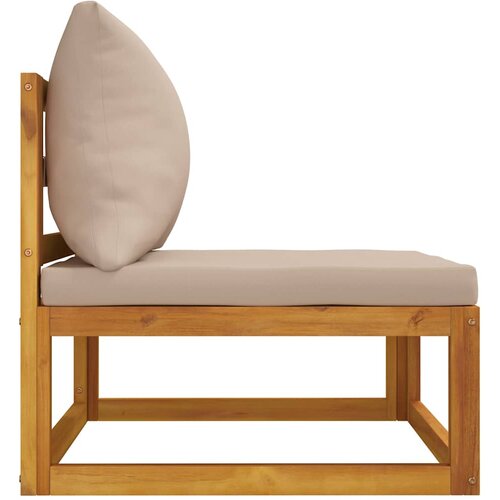  2-dijelni set vrtnih sofa s jastucima masivno bagremovo drvo Tupe Slike
