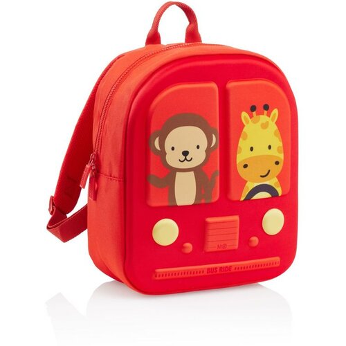 MiquelRius Ruksak mini 1 odjeljak Bus Stop crveni 10L MR19390 Cijene