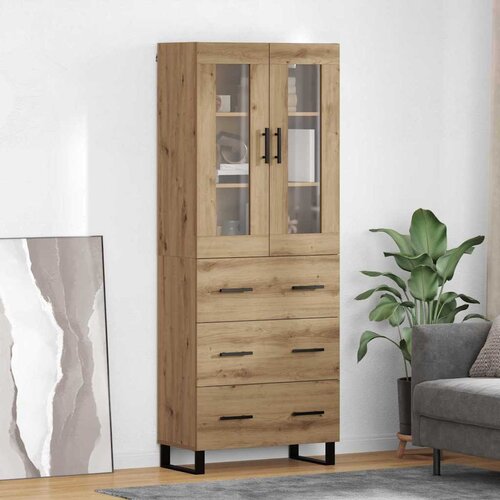  Highboard 2 kom. Umjetnički hrast 69,5 x 34 x 180 cm Cijene