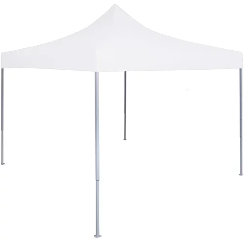 vidaXL profesionalni sklopivi šator za zabave 3 x 3 m čelični bijeli