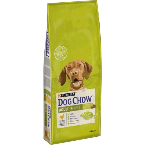 Dog Chow Adult s pi&amp;scaron;čancem - Varčno pakiranje: 2 x 14 kg Slike