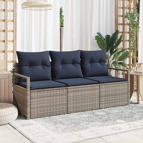  Set sofe 3 pcs Siva poliratan Cene