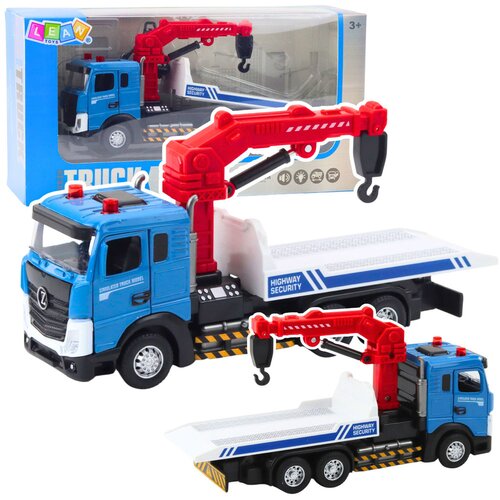  Tow Truck with Tow Truck Metal Cabin Lights Sounds Cene