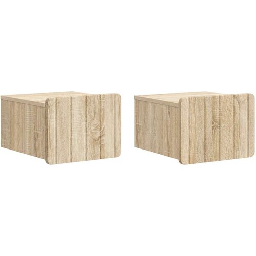  Stenski nočni omarici 2 pcs Sonoma hrast 33 x 34,5 x 24 cm, (5000209807) Cene
