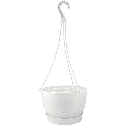Mareš Viseća tegla za cvijeće Twister (Plastika, Bijela, Promjer: 24 cm) Cijene