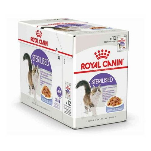 Royal Canin hrana u kesici za mačke sterlised - žele 12x85g Slike