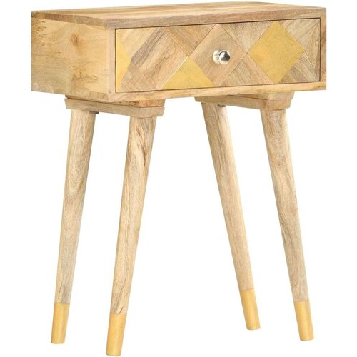 VidaXL Noćni ormarić 43 x 30 x 58 cm od masivnog drva manga Slike