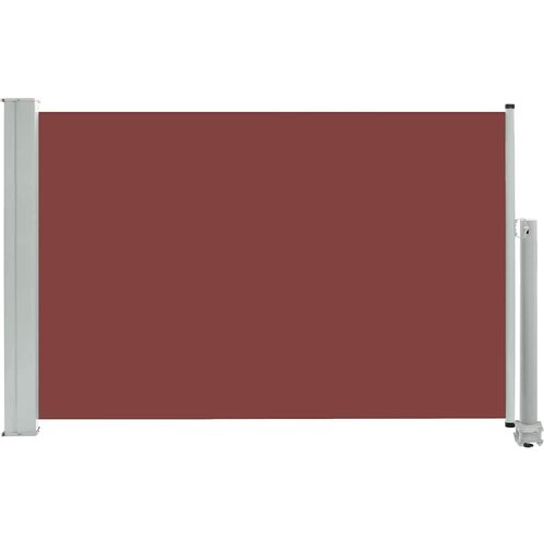 Maison Chic Zložljiva stranska tenda - Senčniki za teraso 60x300 cm rjava, (22039331) Slike