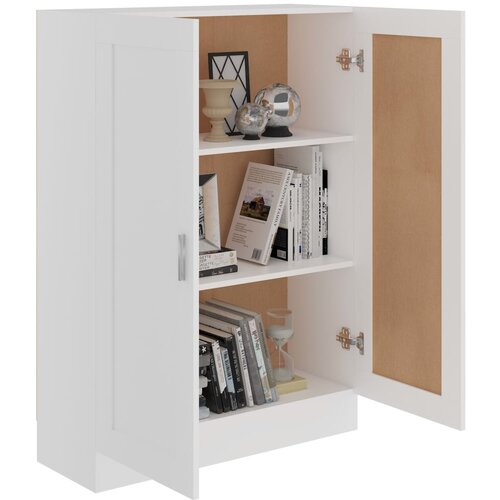  za knjige bijeli 82,5 x 30,5 x 115 cm konstruirano drvo Slike