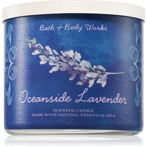 Bath & Body Works Oceanside Lavender mirisna svijeća 411 g