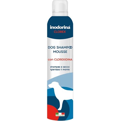 Inodorina Mousse &amp;scaron;ampon za suvo pranje pasa sa hlorheksidinom, 300 ml Slike