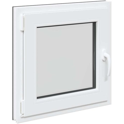  Prozor za podrum RISOR Antracit 60 x 60 cm PVC i staklo - Antracit 60 x 60 cm (trostruki sloj) Nagibanje i okretanje lijevo Slike