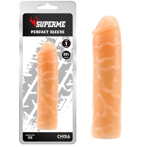  Navlaka za penis Perfact Sleeve, 18cm, Boja kože Slike