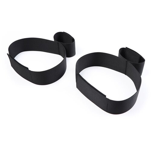 Ohmama Fetish Nylon Wrist and Thigh Restraints Black Cene