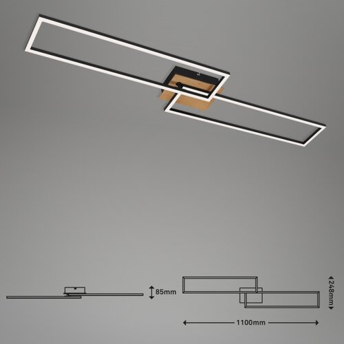 BRILO led prigu&amp;scaron;iva prislonjena plafonska svetiljka frame 2xLED/20W/230V 2700-5000 + do Slike