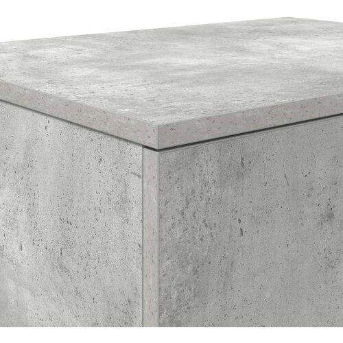  Ormar za pohranu betonske sive boje 108x41x40 cm od inženjerskog drveta Slike