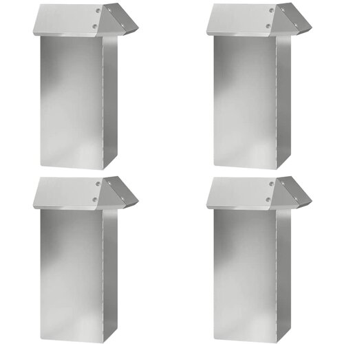  Ograde protiv puževa 8 pcs Srebrno Cinkani čelik Slike