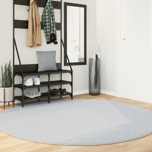  Tepih HUARTE kratkih vlakana mekani i perivi sivi Ø 200 cm Cene