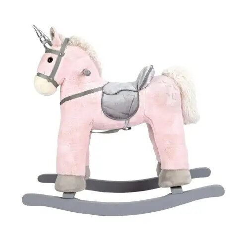 Bino Toys Roza leseni gugalni konjiček samorog 47cm Cene