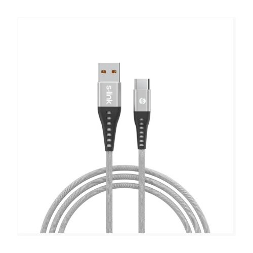 SLINK sl-stm60m -37186 Kabl micro usb 1 m 3a srebrni epruveta ( 20917 ) Cene